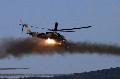 Mi-24 launching unguided rockets HunAF