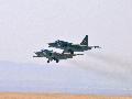 Two Su-25K take off Bulgarian AF