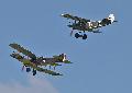 Fokker XIII and Bristol Fighter