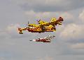 CL-415 (S2) Tracker and Canadair EC-145