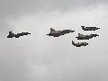 Swedish Air Force Historic Flight and JAS39 Czeh AF