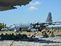 C-130H Hercules US.ANG and 173rd Airborne Brigade Combat Team